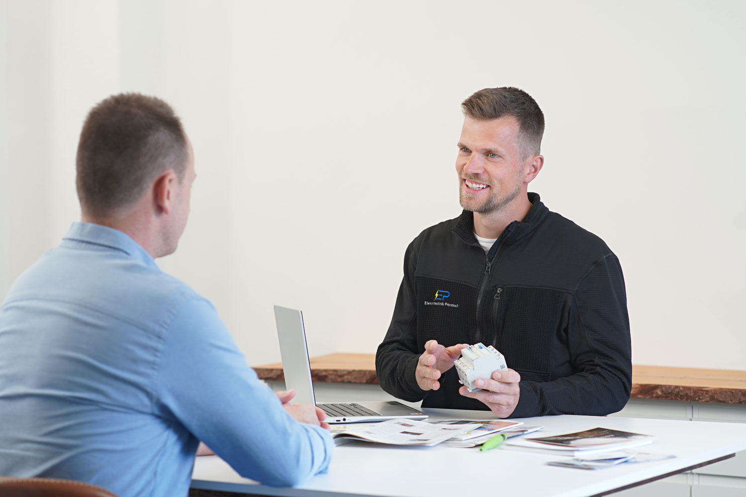 Kundenbesprechung Elektrotechnik Panosch